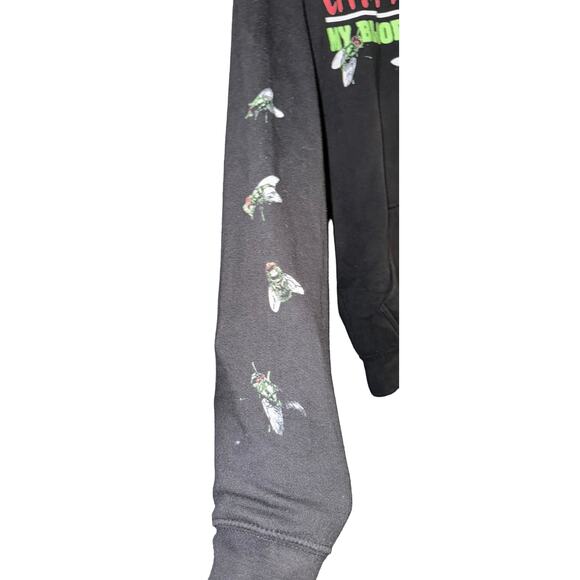 City Morgue My Bloody America Tour Hoodie Sz Small Zillacami Sosmula Flies RARE - Picture 6 of 10